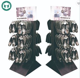 Slipper brand cardboard display stand