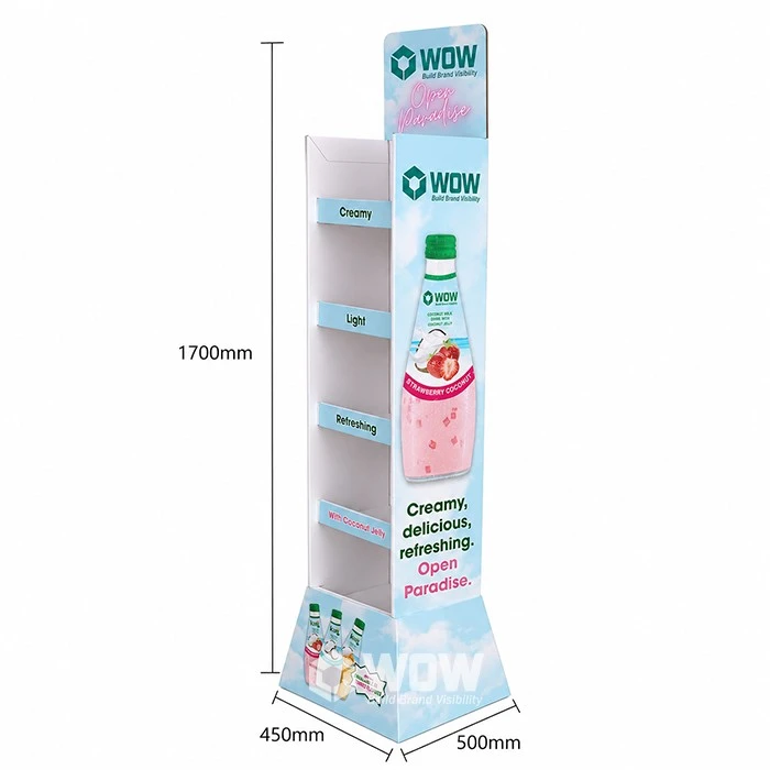 Soft Drink Cardboard Advertising Display Stand suppliers